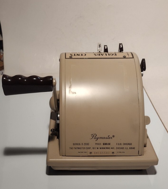 Paymaster Machine