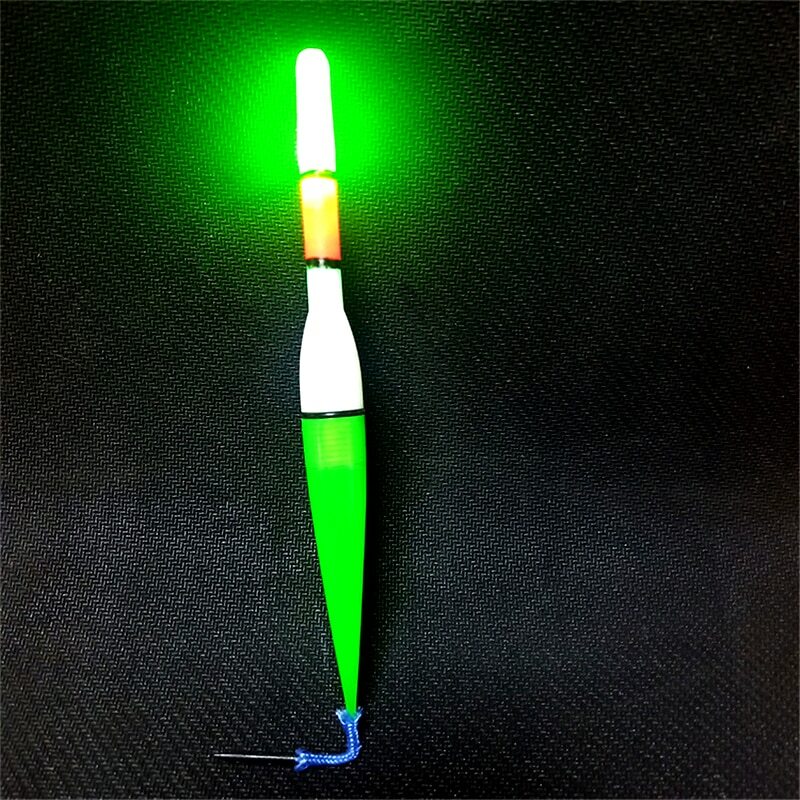 2pcs Fishing Float LED Electric Float Light + Battery Deep Water Float Bobber