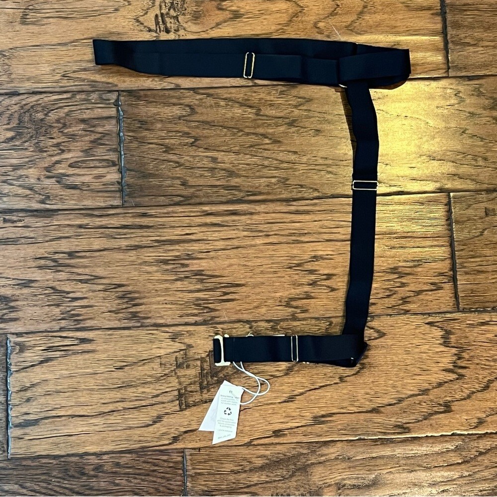 NWT HAH X Free People Strapped in Harness OS Black Lingerie Garter XS S M L XL