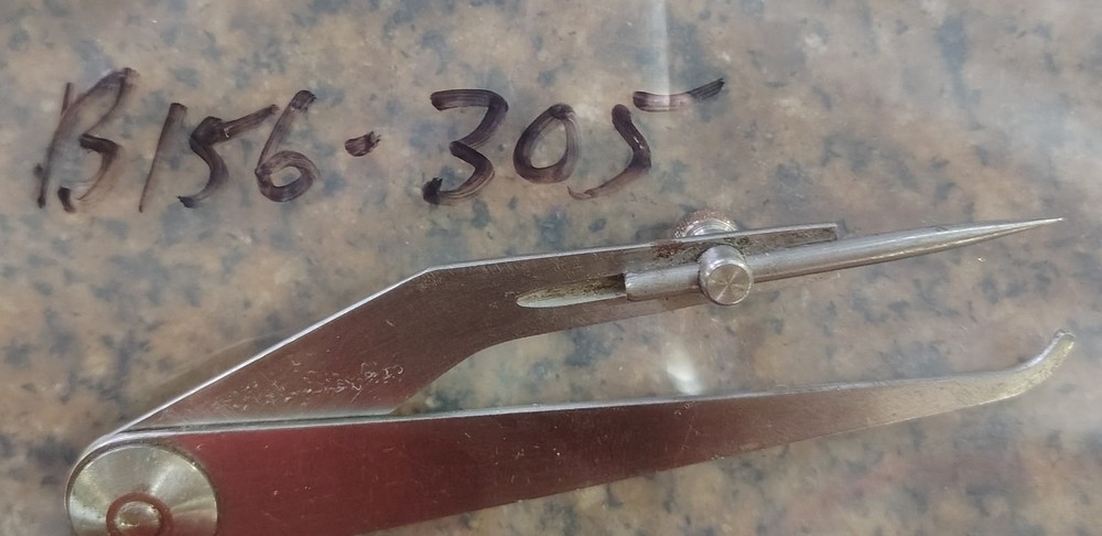🗽VINTAGE HERMAPHRODITE JOINT CALIPER DIVIDER 6"
