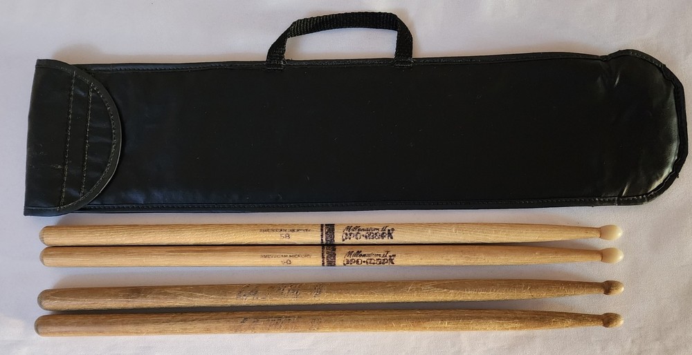 Pro-Mark Millenium II 5B & LA Special Drum Sticks with Case Hickory
