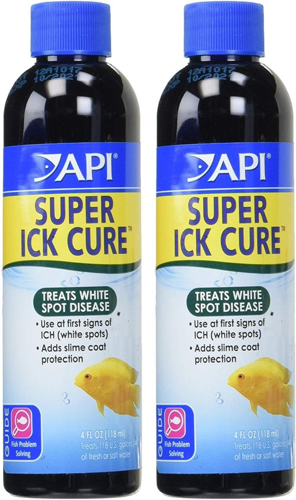 API Liquid Super Ick Cure, 8-Ounce (2 Pack) for Freshwater and Saltwater Fish
