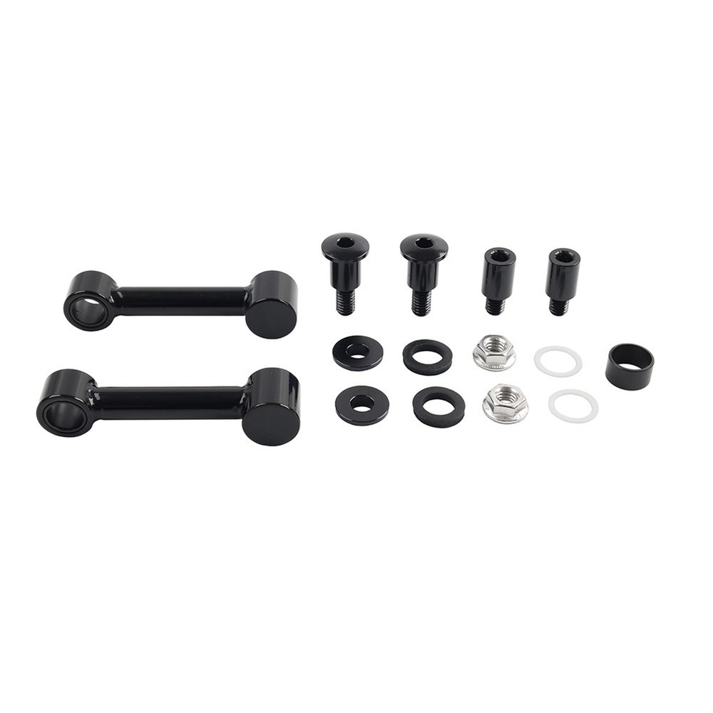 Front Mudguard Mount Bracket Kit For Harley Softail Springer FXSTS 1993-2006 Blk