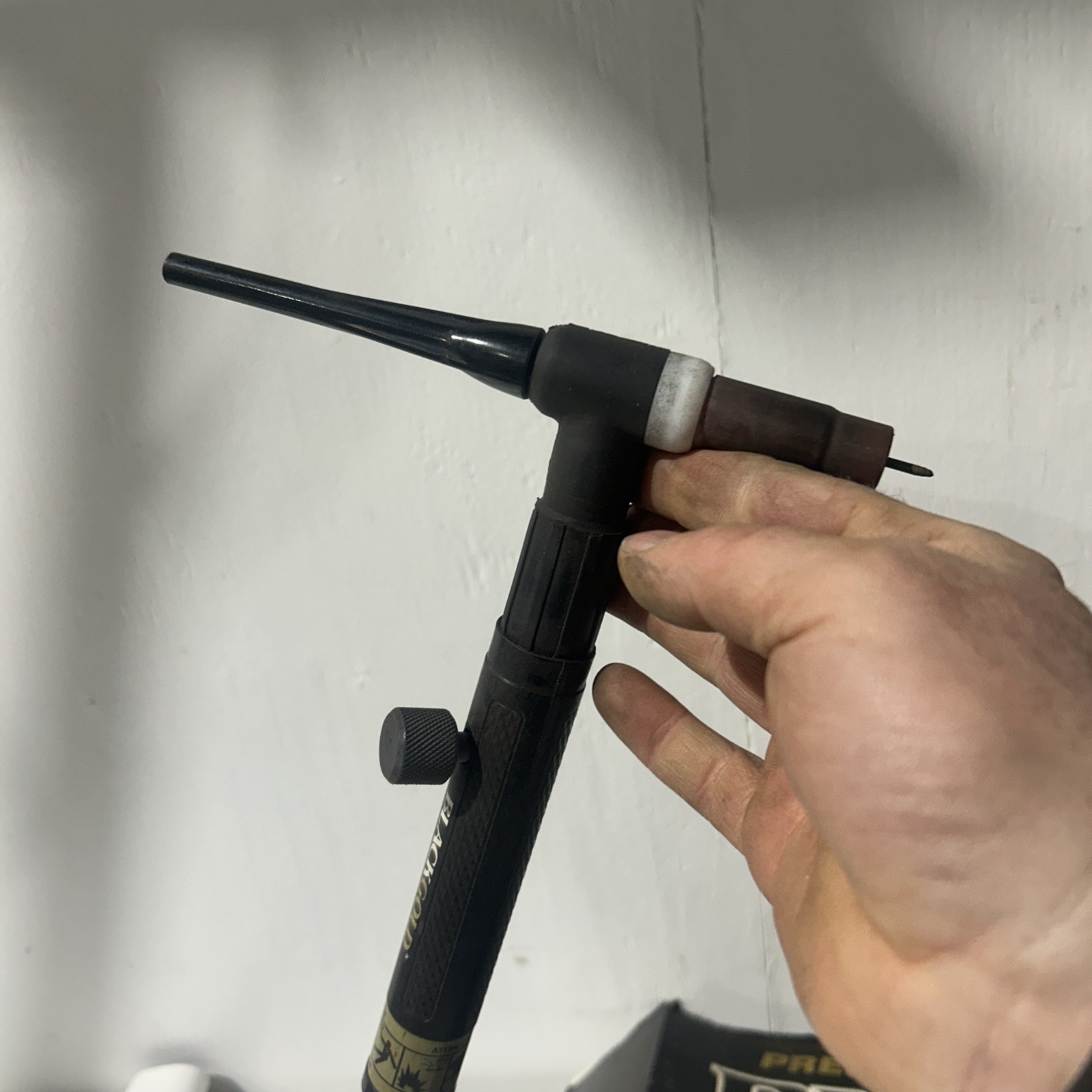 Black Gold Tig Torch Bgf-26v-25f. Welding Torch Flex Neck 200 Amp Arcair 25’