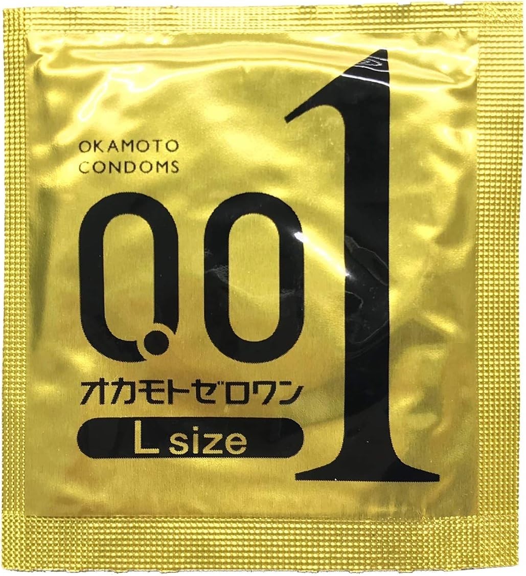 OKAMOTO 001 L Size Large Ultra thin Condom 3pc x 5 packs - from California