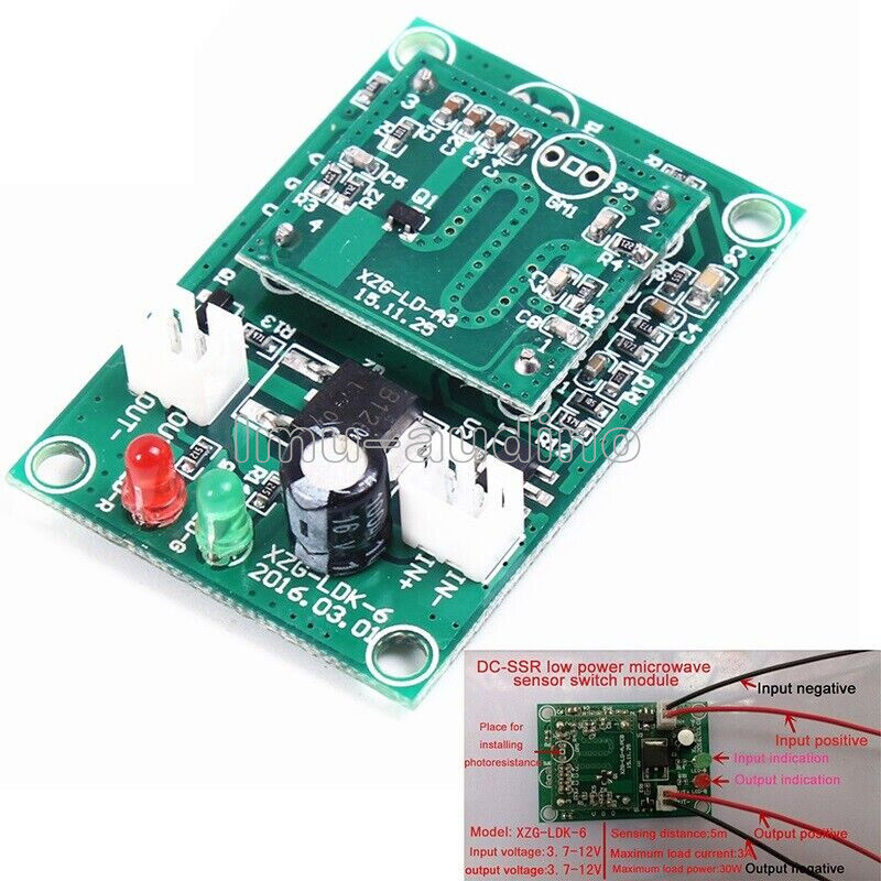 DC-SSR DC microwave sensor switch radar switch module human body induction