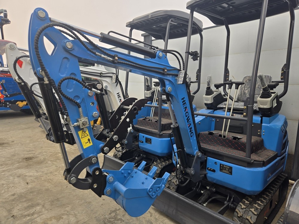 Mini Excavator with Side Swing, Pilot Controls, Hydraulic Thumb & Quick Coupler