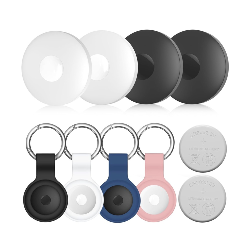 Air Tracker 4-Pack and 2pcs Extra Replaceable 2032 Batteries, Bluet... Fast Ship