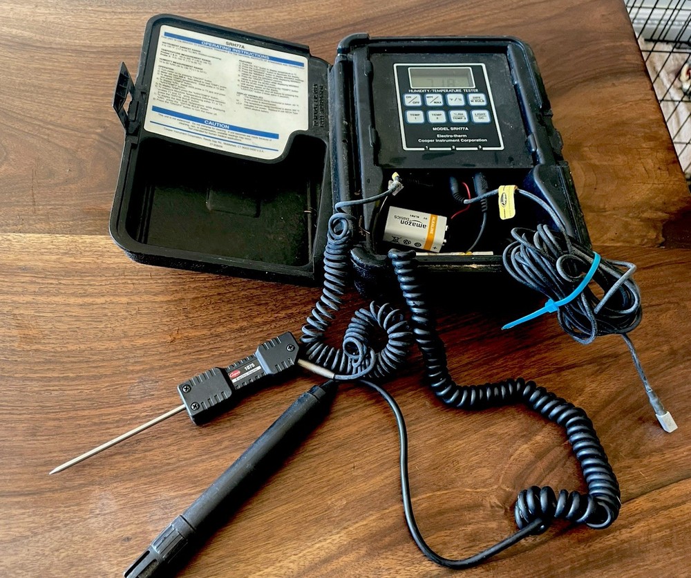 Cooper Temperature/Humidity Digital Instrument SRH77A