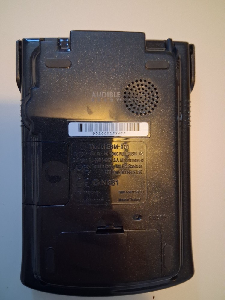 Vintage Franklin eBookman E Reader Electronics Handheld Tested and Working