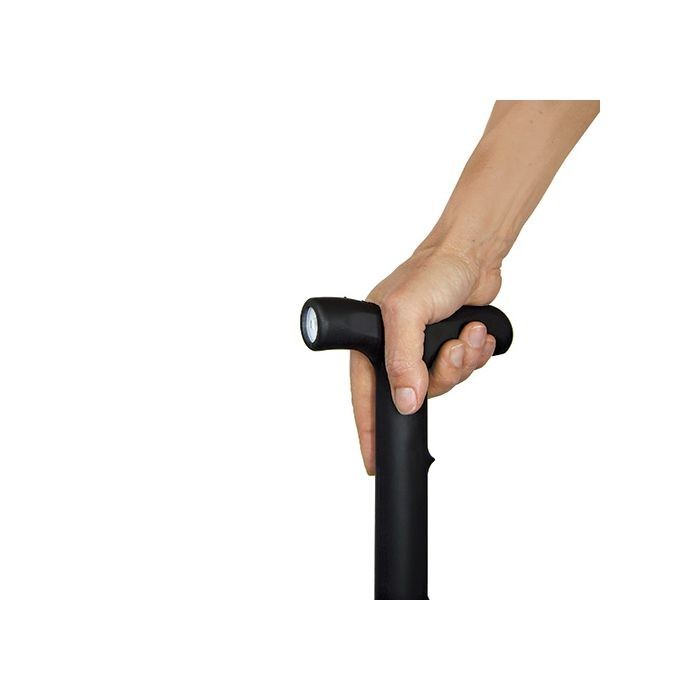 Walking Cane Stick Personal Security Mobility Palm Rest LED Light