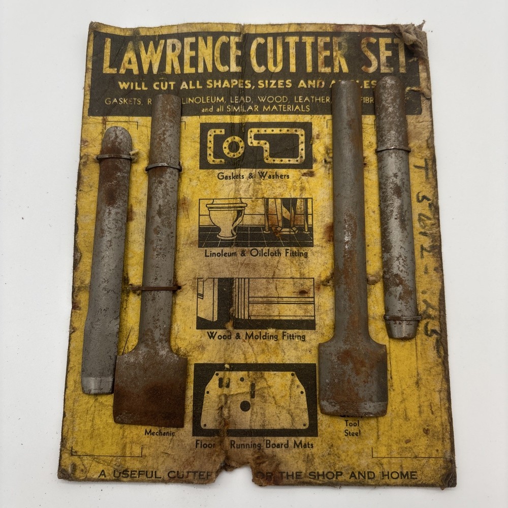 (d) Vintage Lawrence Tools Cutter set
