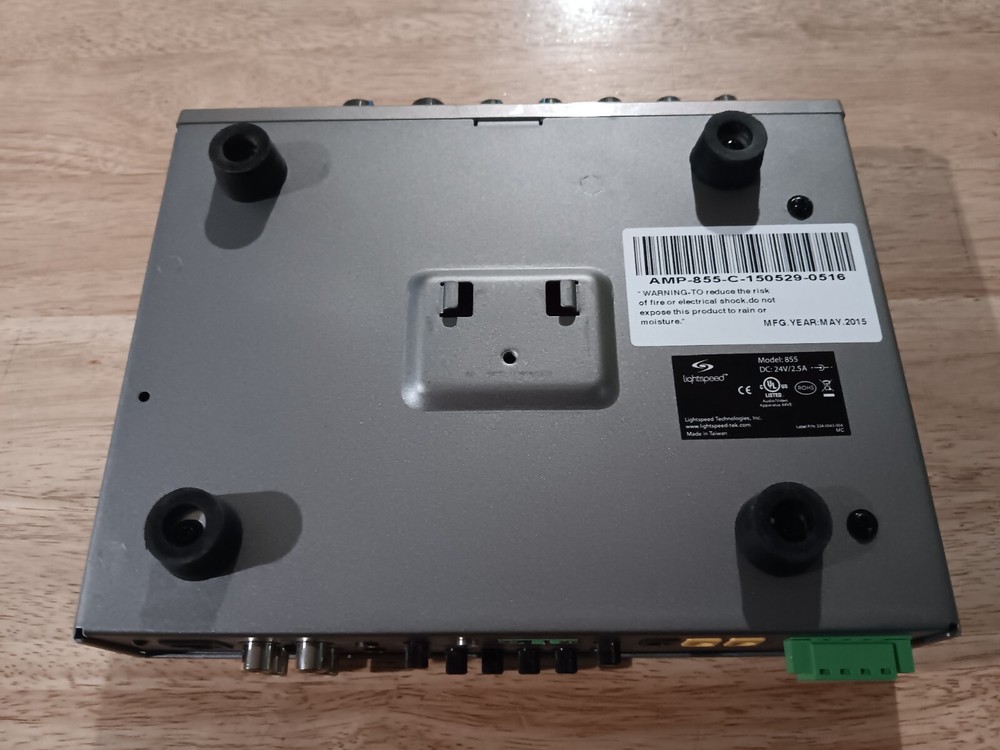 Lightspeed CAT 855 Classroom Audio Amplifier System - Untested