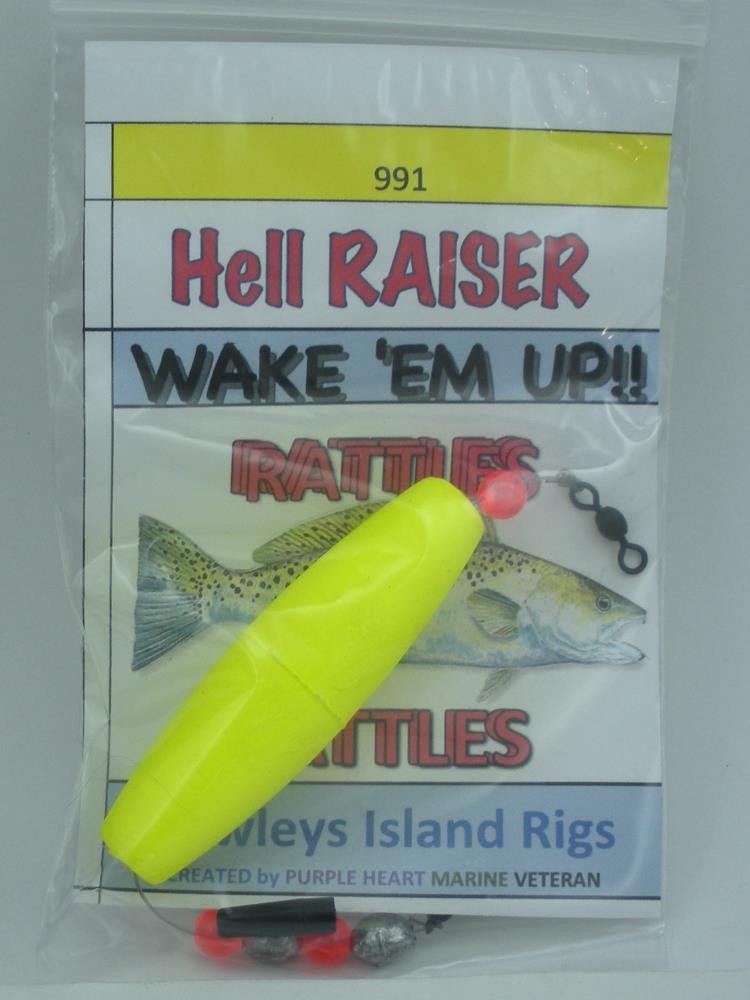 PIR Rigs 991 Hellraiser FlounderRattler Yellow Float