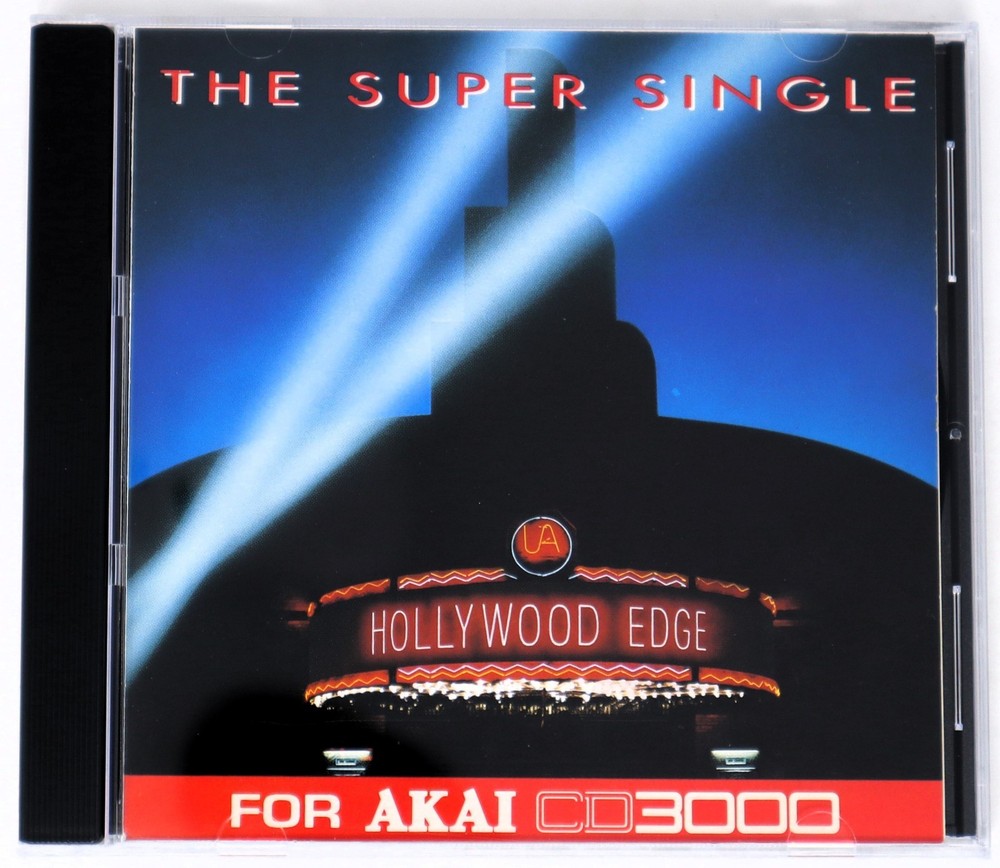 The Hollywood Edge Super Single Akai Format Missing Back Inlay Sampling CD