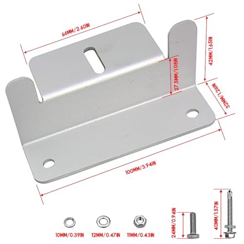 8 Units Solar Panel Mounting Z Brackets 2 Pack Lightweight Aluminum Bracket