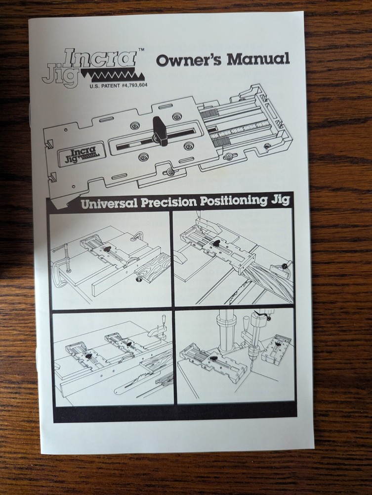 Incra Jig Universal Precision Positioning Jig. Never used - Box opened.