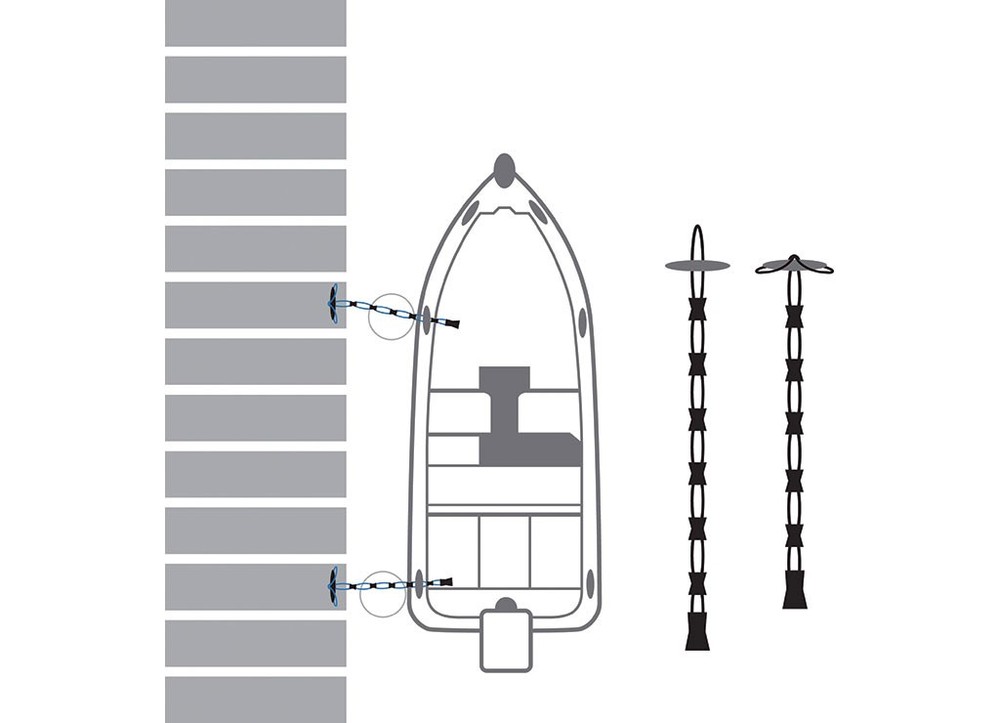 Extreme Max 3006.2702 Multi-Loop Docking Bungee