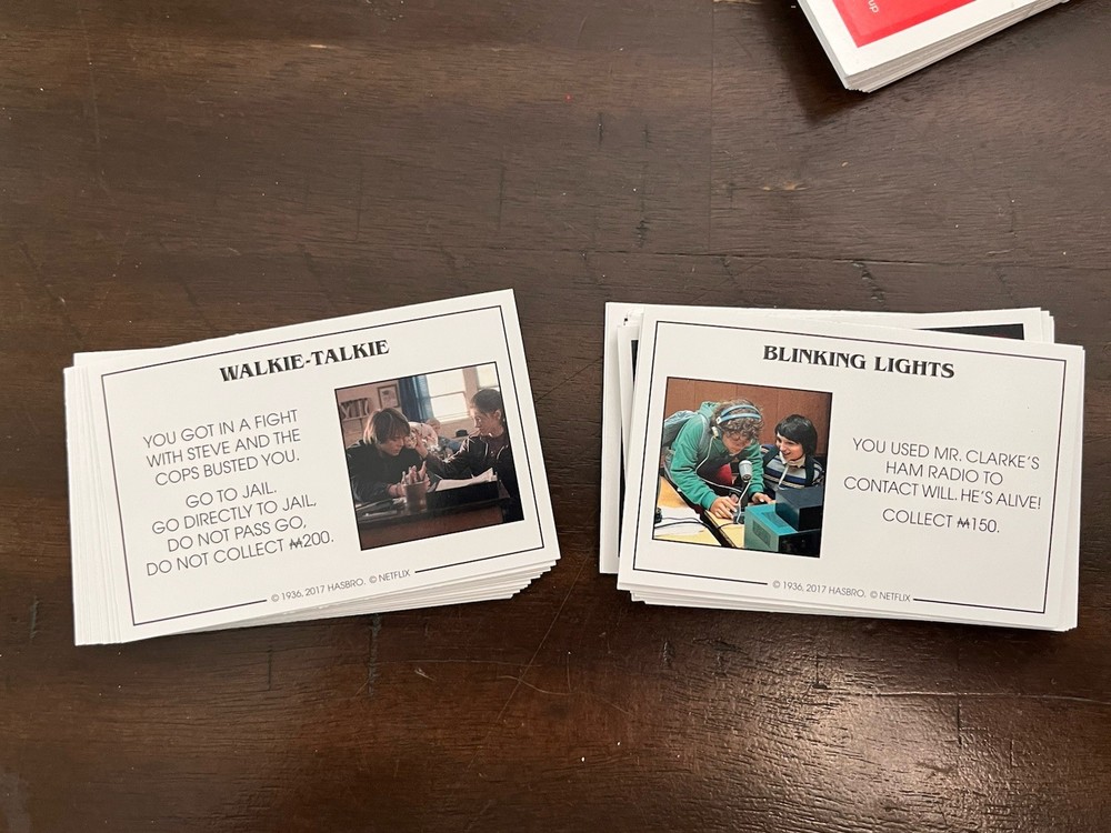 Monopoly Stranger Things Game Netflix 2017 Complete Game