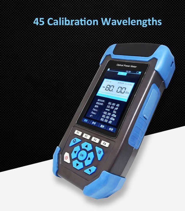 High Precision Optical Power Meter A Type OPM VFL Mode with Range -80-+10dBm