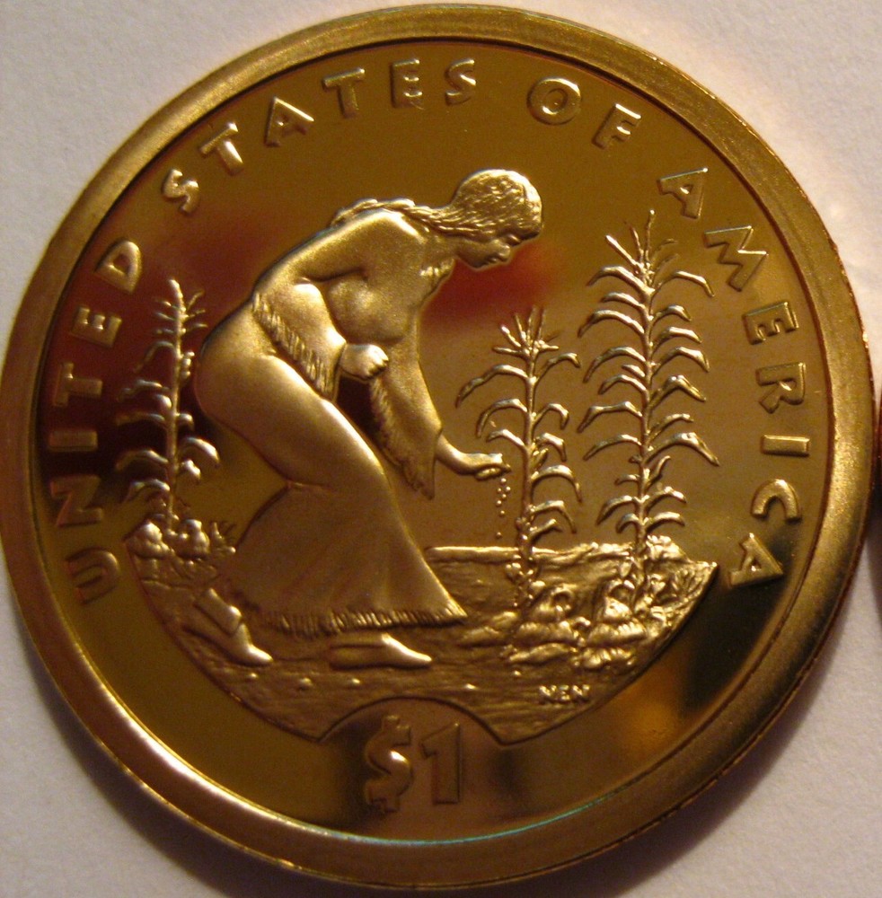 2009-S Deep Cameo Proof Native American Dollar - Problem Free