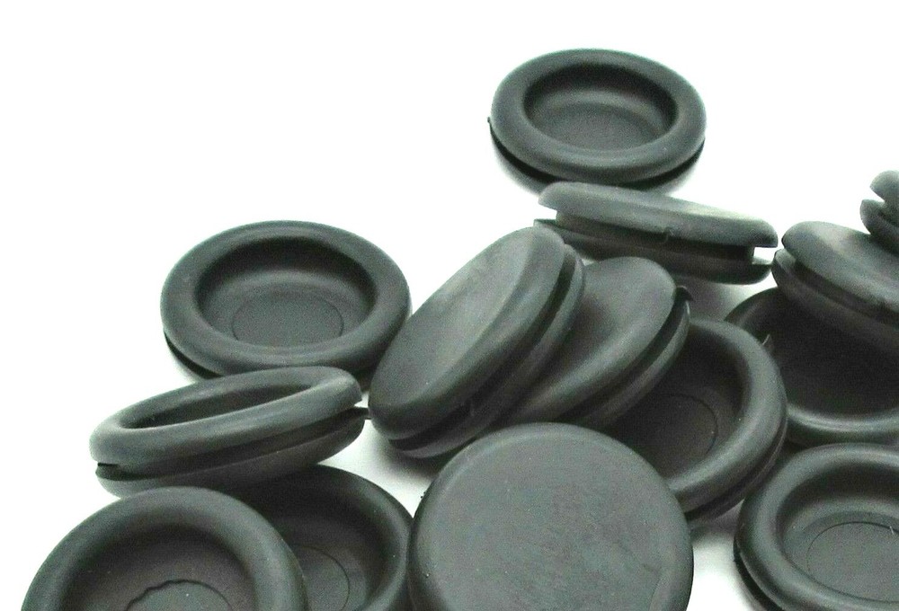 3/4" Rubber Panel Plug Knockout Solid Grommet Fits 1/16" Panels Electrical MRO