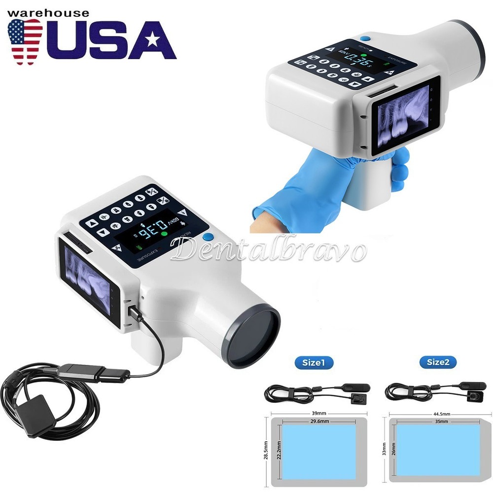 Dental X Mobile Unit Digital Machine High Frequency With Screen No Shield+Sensor