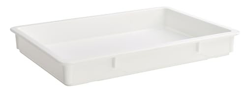 CenPro 18"x26"x3" Plastic Stackable Pizza Dough Proofing Box, Dough Container -