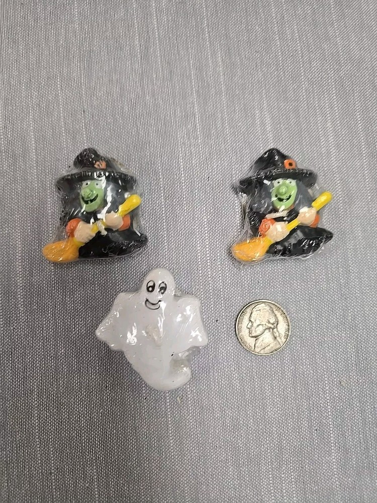 New  HALLOWEEN FLOATING CANDLES Unscented Ghost Witch Mini Time & Again