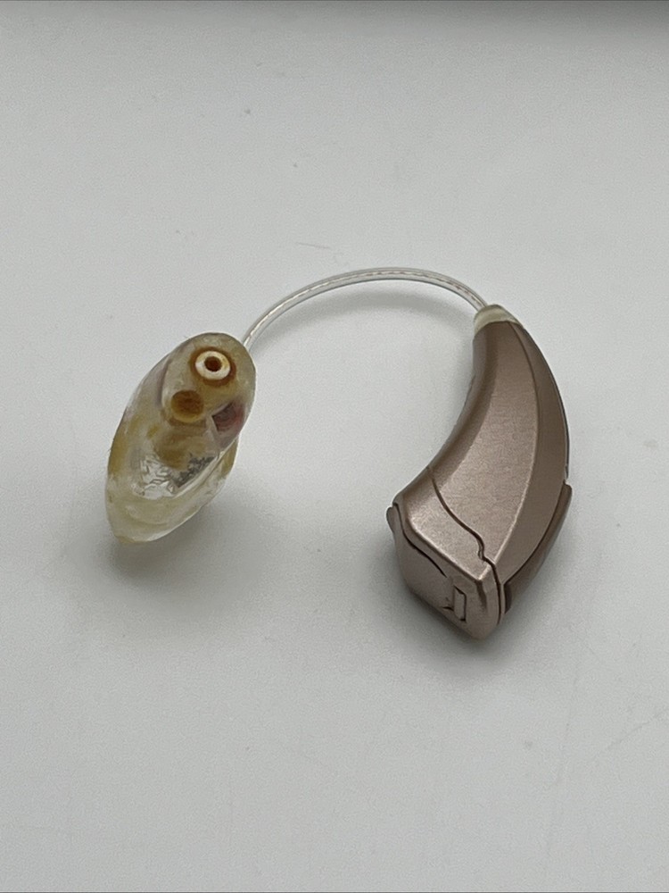 Audibel Silver Platinum Range Hearing Aids LR Set Case - UNTESTED NEEDS CLEANING