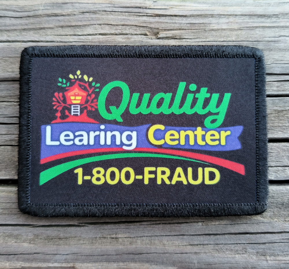 Quality Learing Center Morale Patch Hook and Loop Army Tactical Funny 2A Gear