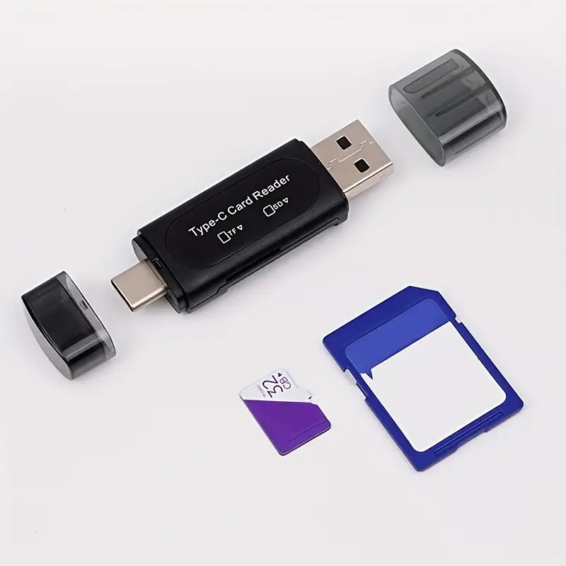 Card Reader USB 3.0 Type C Micro SD TF OTG Smart Memory Adapter Laptop Computer