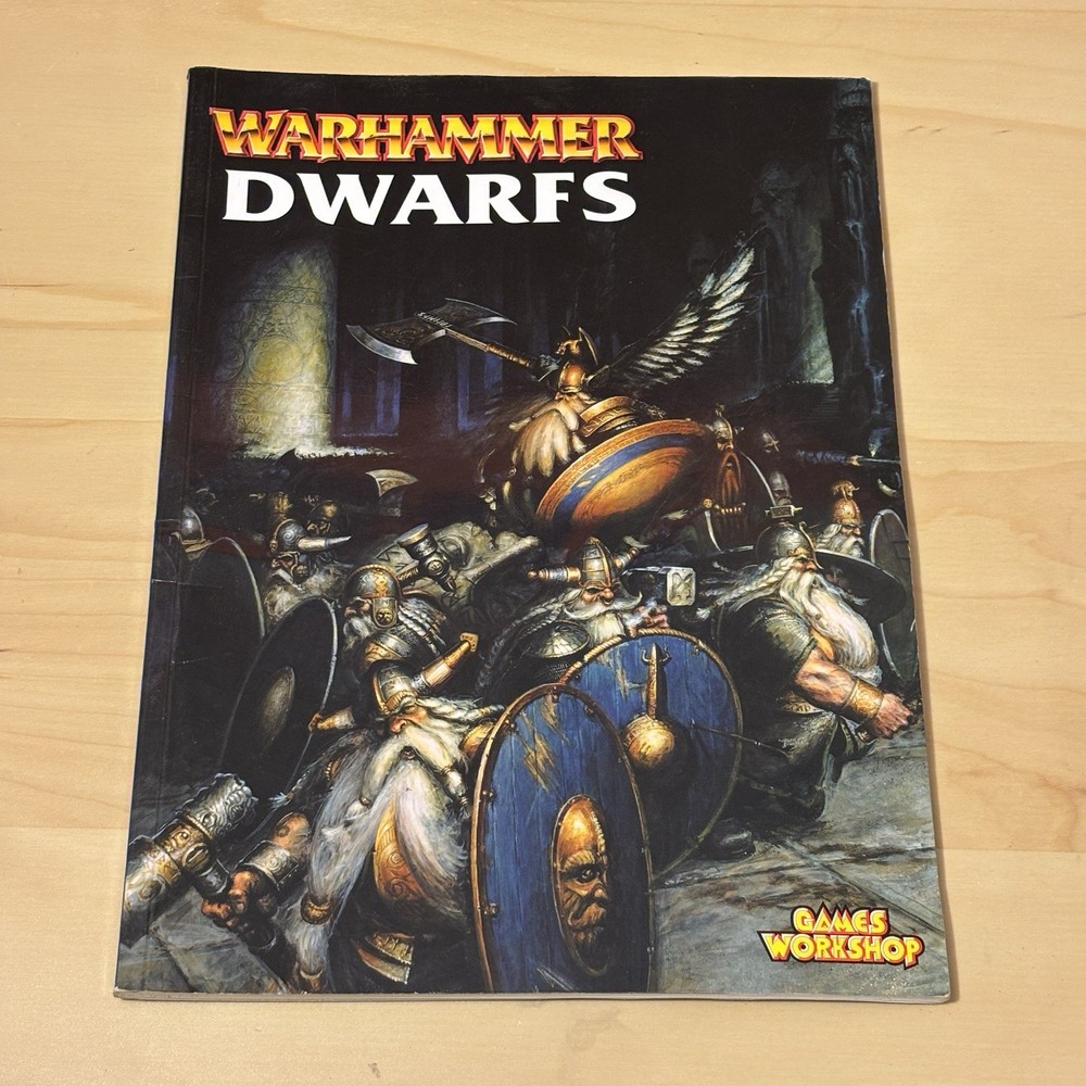 Warhammer Armies Dwarfs Supplement 2000 Games Workshop Softcover Rules Book