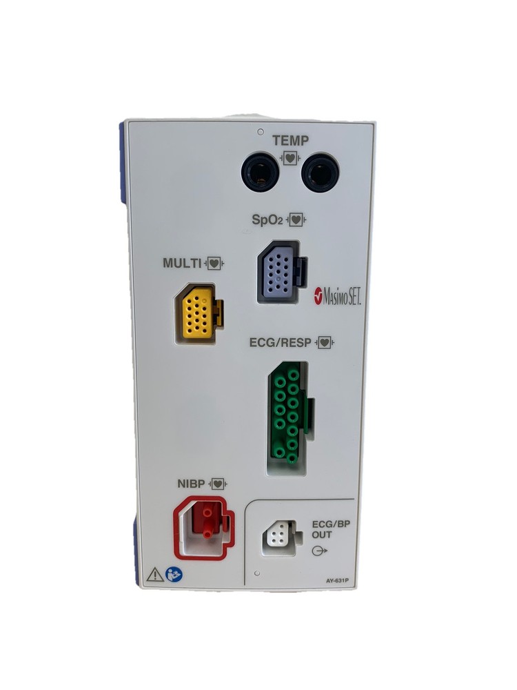 Nihon Kohden AY-631P Multi-Parameter Module Masimo Sp02 Excellent Condition