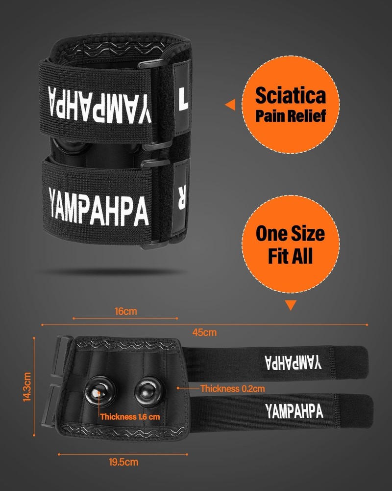 Calf Sciatica Relief Device Brace for Sciatica for Men，Calf Braces for Sc