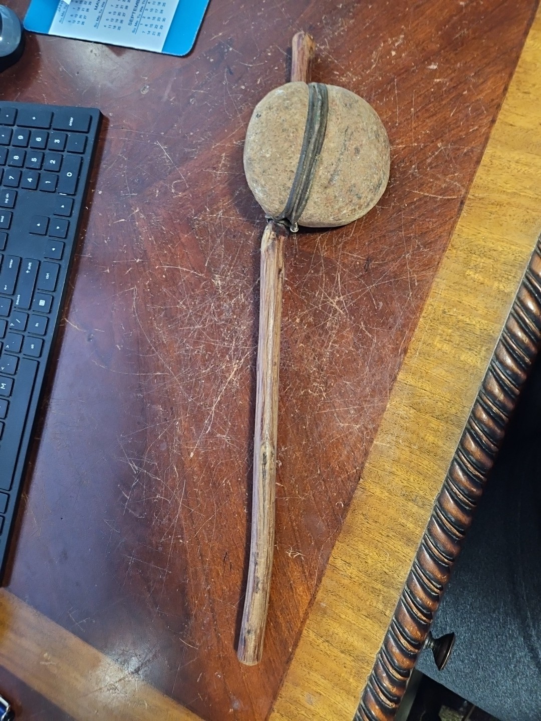 native american stone tomahawk date unknown