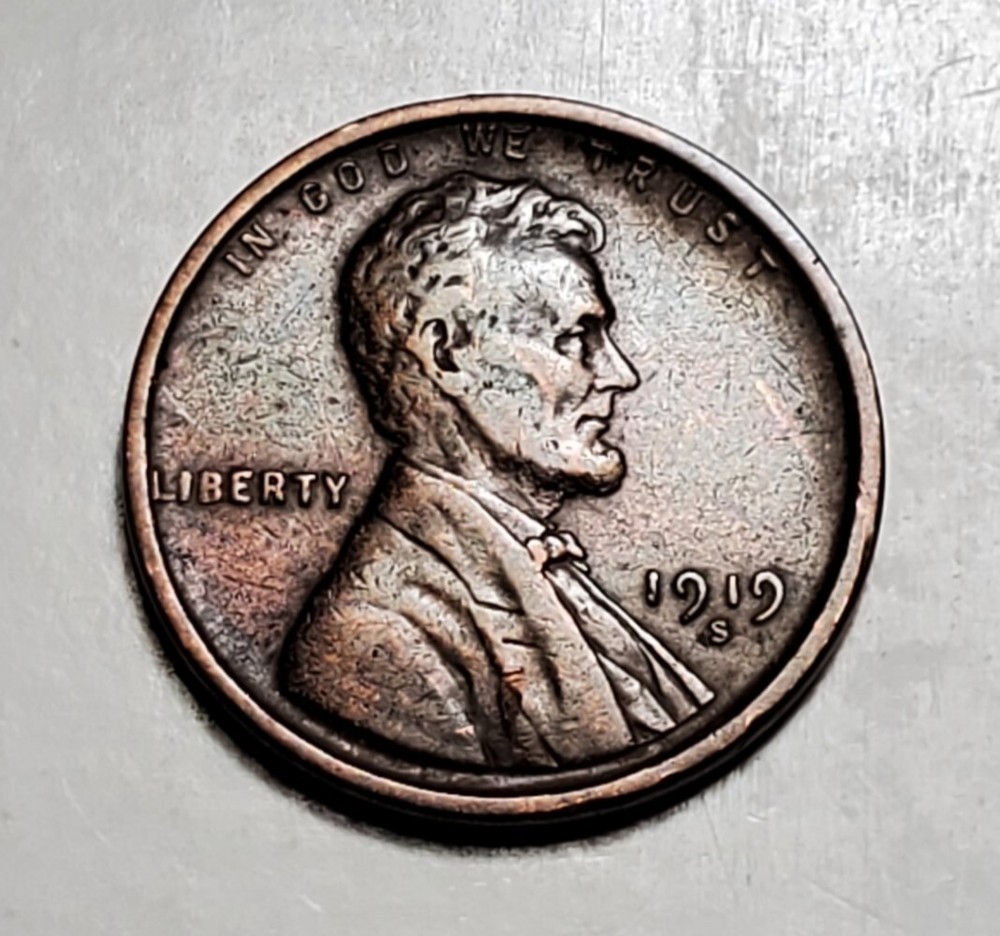 1919 S LINCOLN WHEAT PENNY #C5513