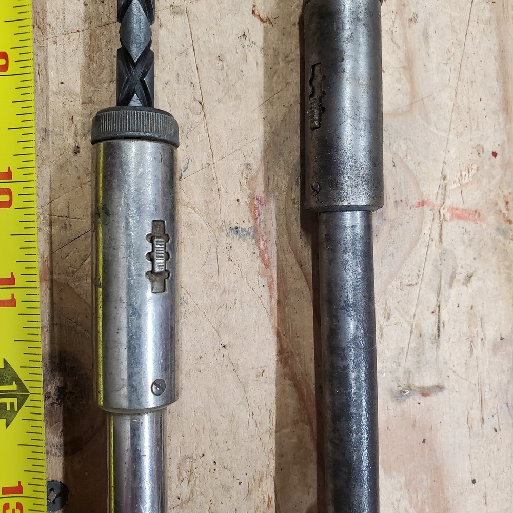 2 nice Stanley yankee screwdrivers #30 & unmarked with bits