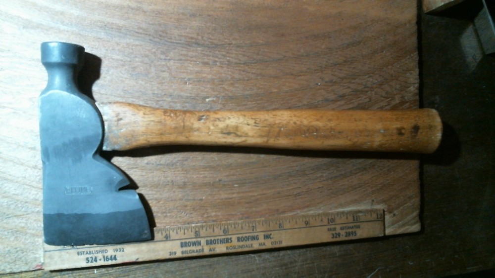 Plumb Carpenter Hatchet Hammer Axe Half Hatchet Original Handle?
