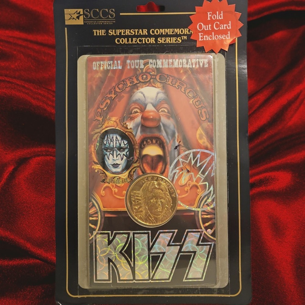 KISS Psycho Circus Tour Commemorative Coin Ace Frehley Official Collectible