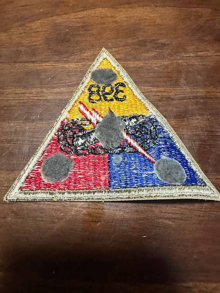 Vintage US Army 398th Armored Battalion Patch