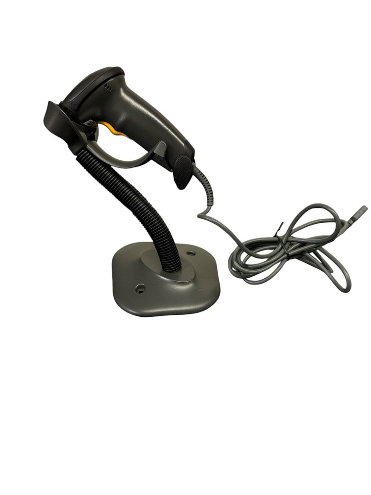 Symbol LS2208-SR20007R General Purpose Barcode Scanner Kit with Stand - Gray