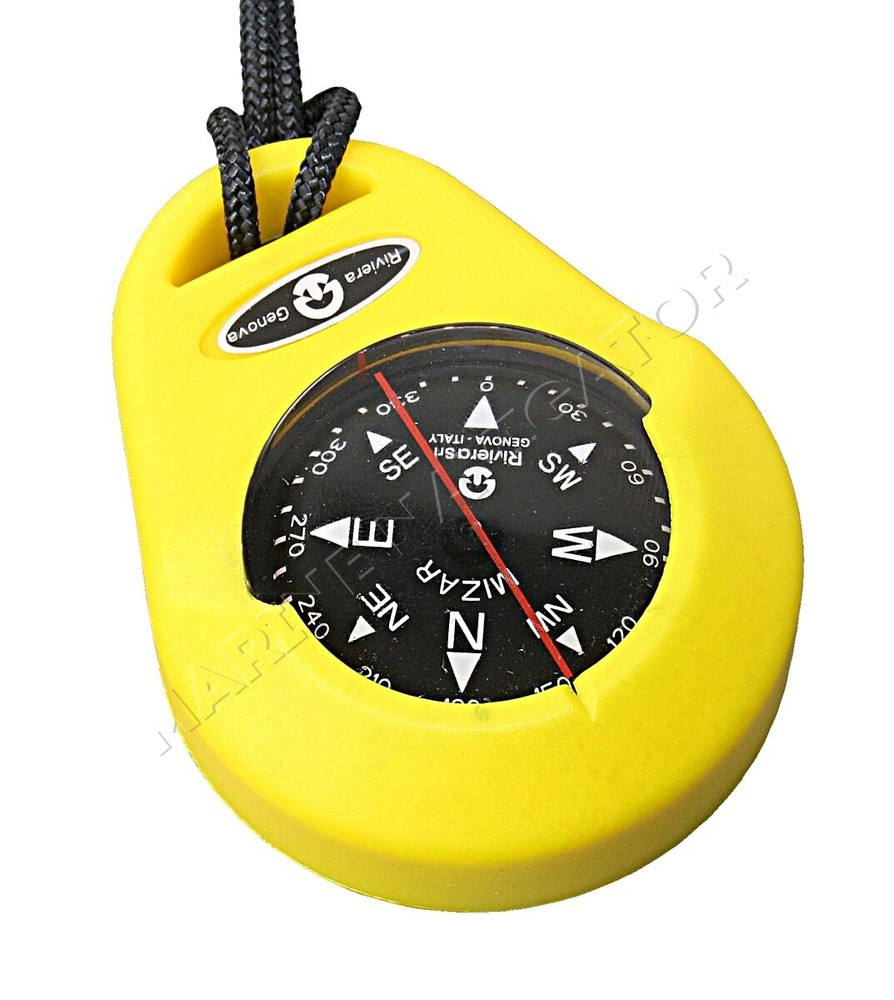 MIZAR hand compass in yellow