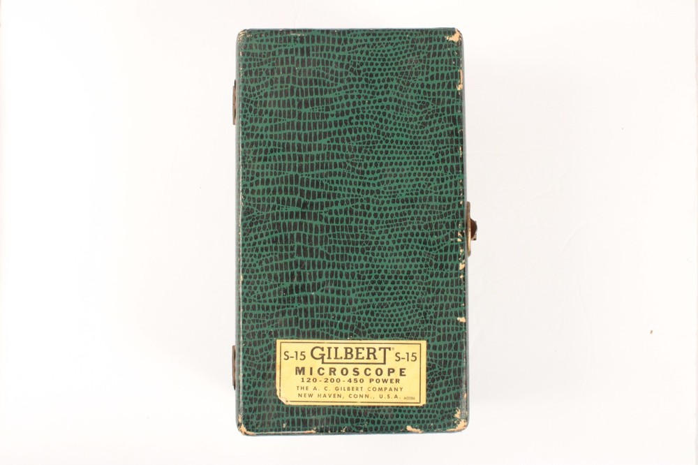 Gilbert Microscope Vintage S-15 with Original Case Needs Mirror