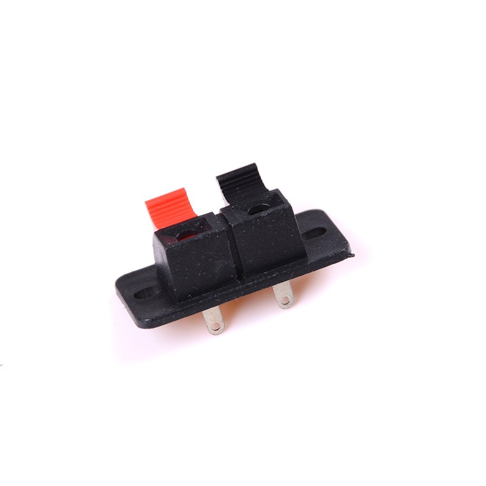 5x 2 Position Push in Jack Spring Load Audio Speaker Terminal Panel Connector“iy