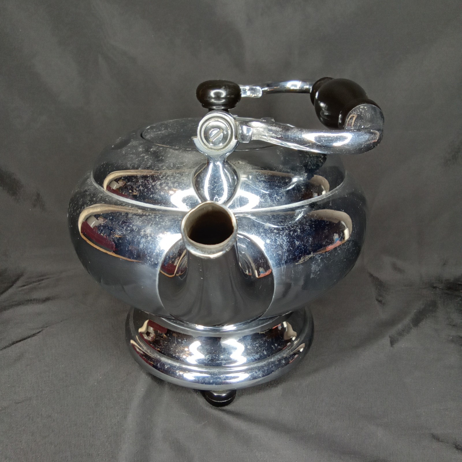 Antique Electric Percolator Silver Plated Kettle Landers Frary & Clark USA 1930s