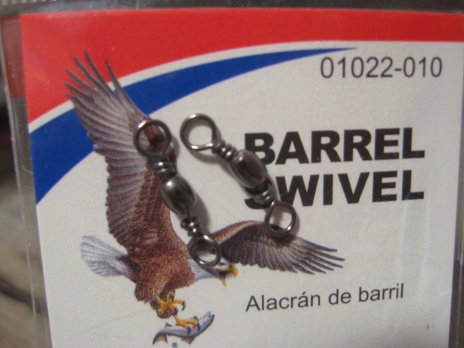 2 Packs Eagle Claw Barrel Swivels 20 Per Pack Size 10 Black 01022-010