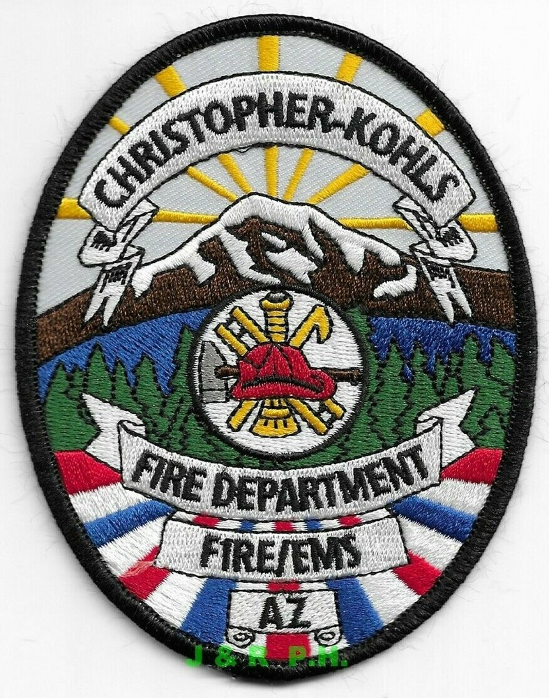 Christopher-Kohls Fire - E.M.S., Arizona (3.5" x 4.5" size)  fire patch