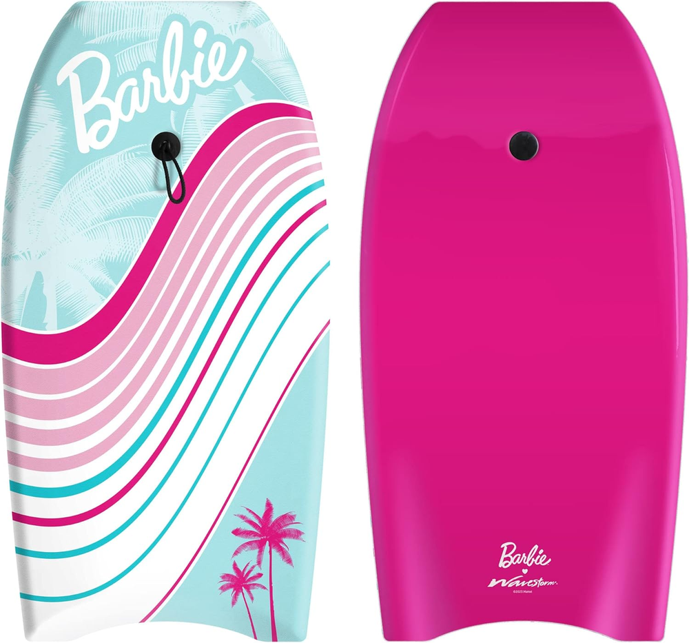Barbie Bodyboard Graphic Top High Density Slick Bottom Boogie Board Pro Surf