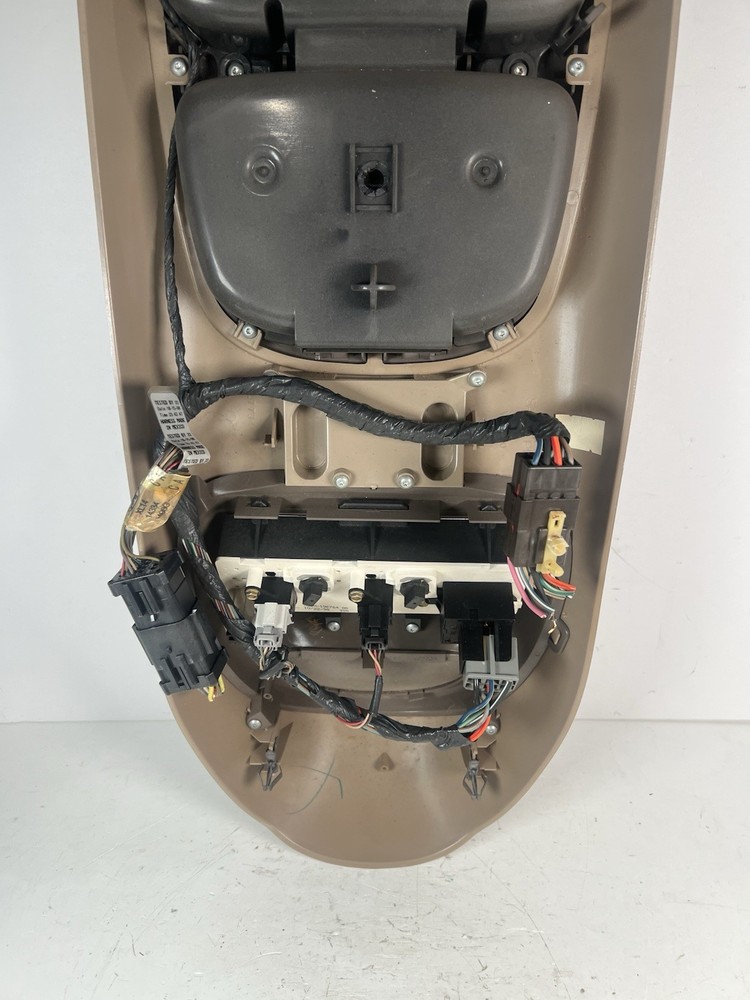 1997-2003 Ford Excursion Expedition Overhead Console Dome Light Beige Brown READ